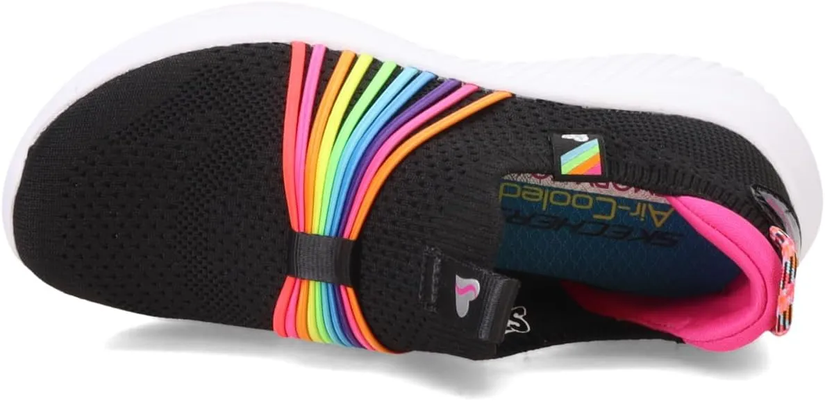 SKECHERS Girl's Ultra Flex 3.0-Rainbow Speed Sneaker