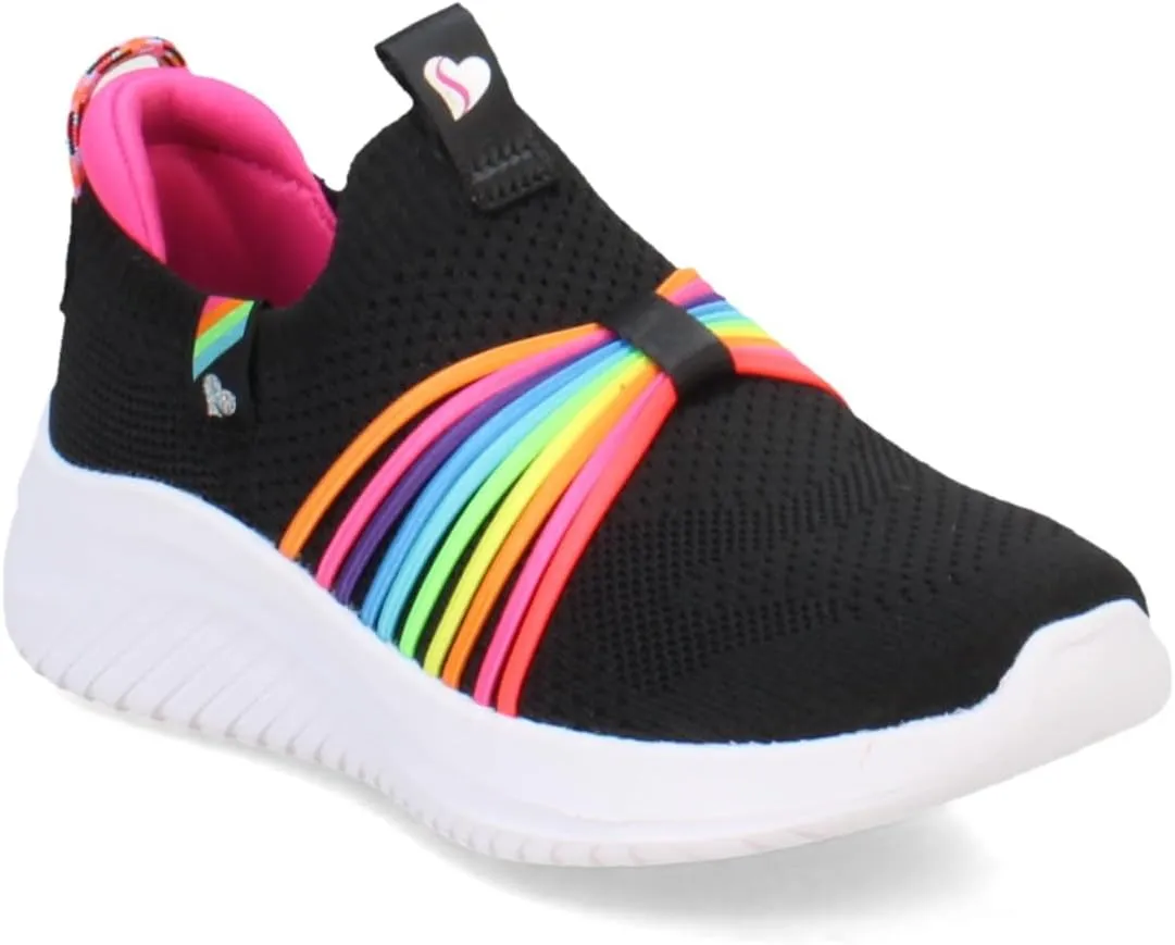 SKECHERS Girl's Ultra Flex 3.0-Rainbow Speed Sneaker