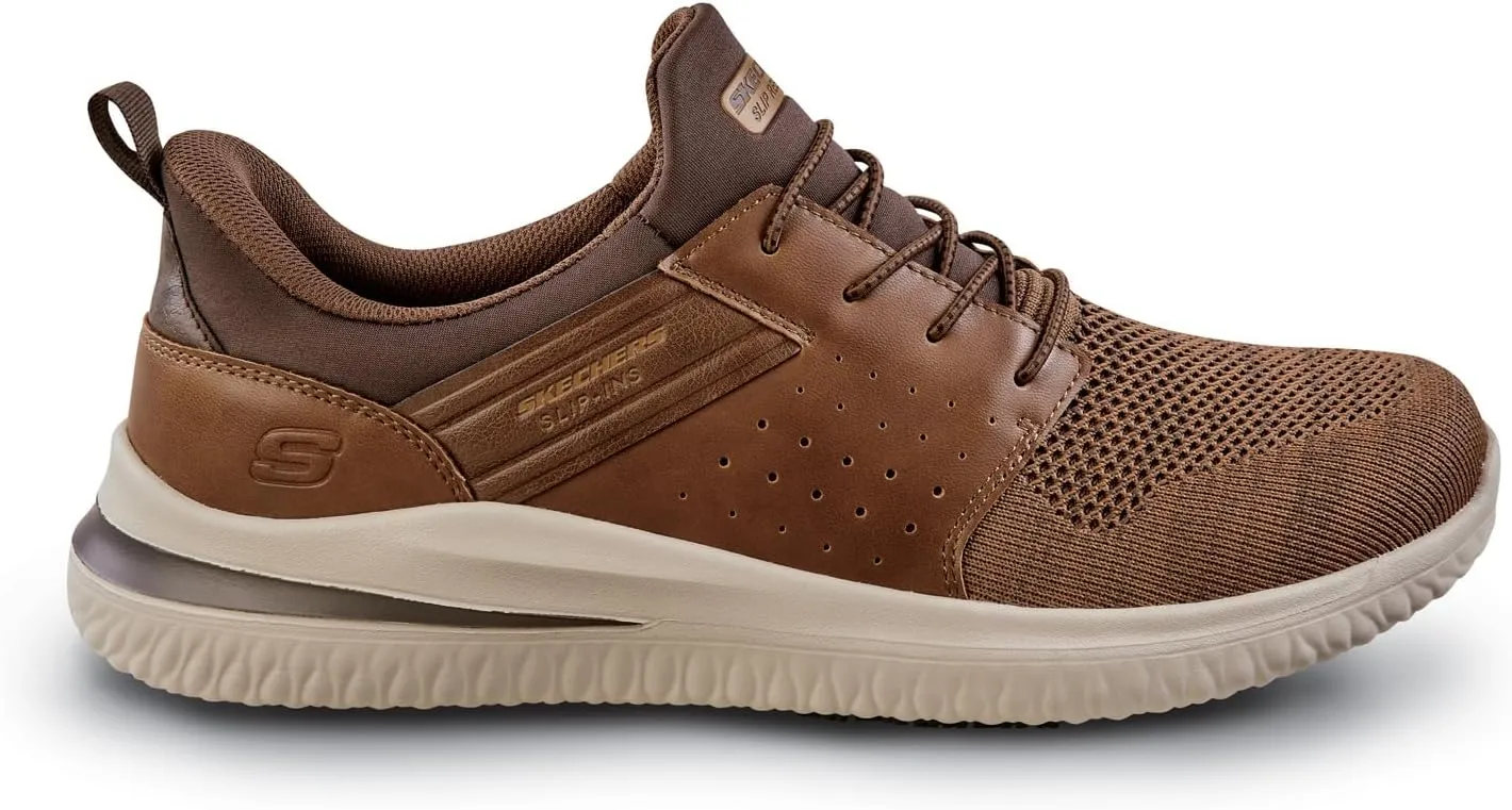 Skechers Hands Free Slip-Ins Collin, Men's, Soft Toe, EH,Slip Resistant, Oxford, Work Shoe