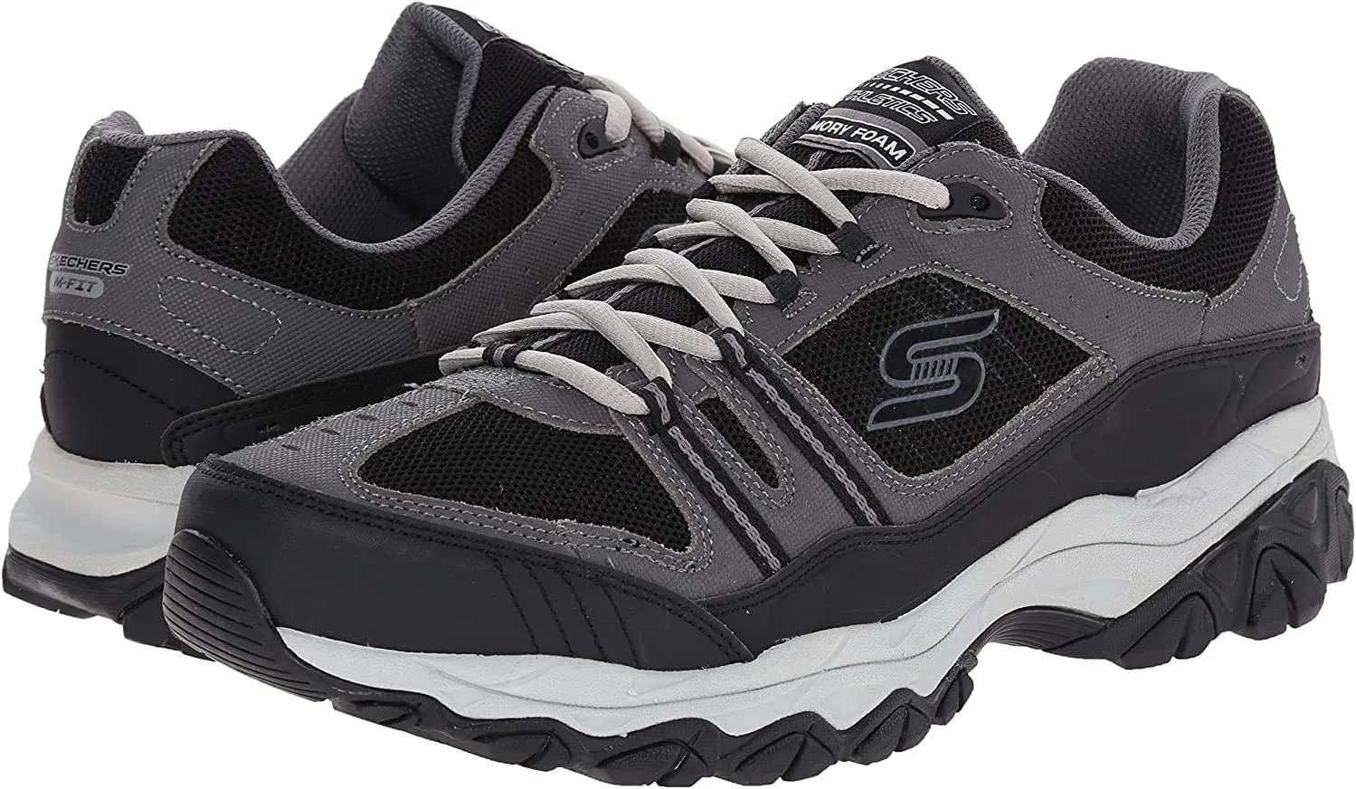 Skechers Men's After Burn Memory Fit - Strike Off Lace-Up Sneaker