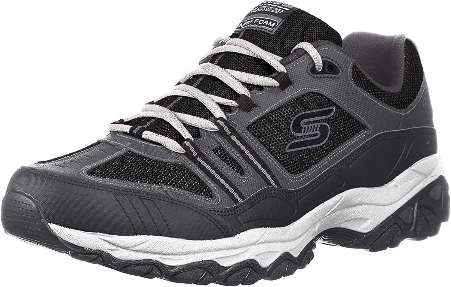 Skechers Men's After Burn Memory Fit - Strike Off Lace-Up Sneaker
