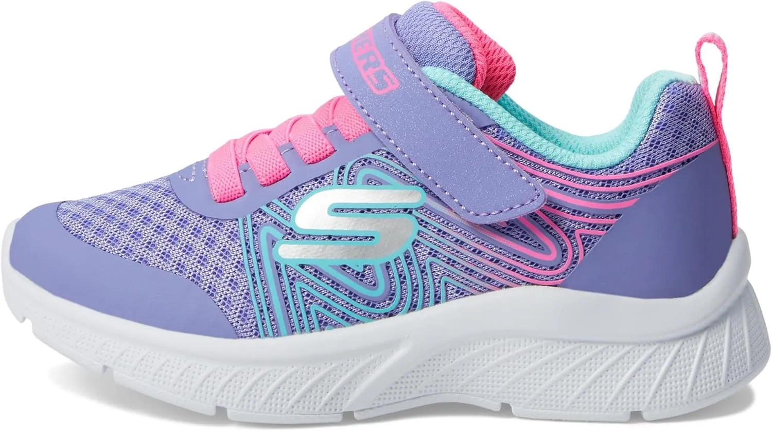 Skechers Unisex-child Microspec Plus - Swirl Sweet Sneaker
