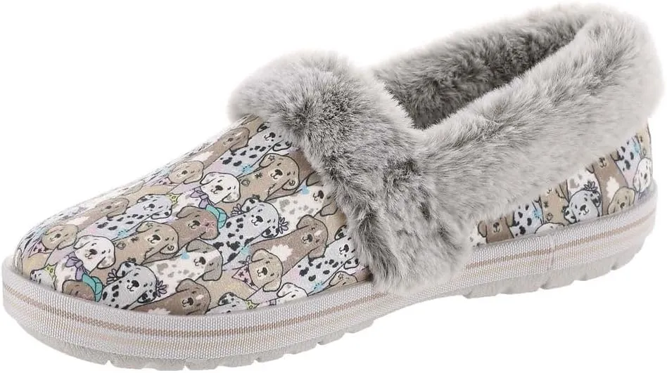 Skechers Women's Bobs Too Cozy-Dapper Pup Slipper