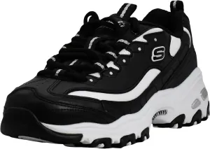 Skechers Women's D'Lites Fresh Start Memory Foam Lace-up Sneaker Fashion
