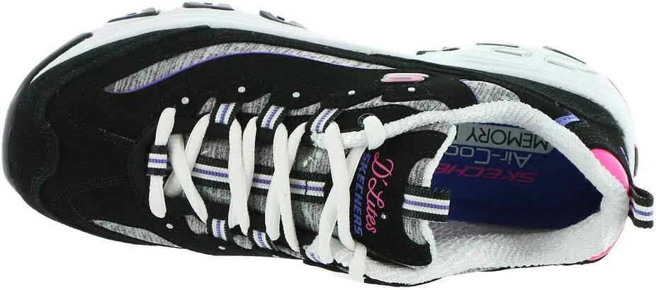 Skechers Women's D'Lites-Sparkling Rain Sneaker