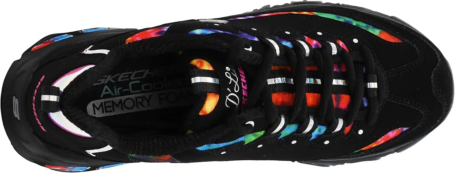 Skechers Women's D'Lites Summer Fiesta Sneaker