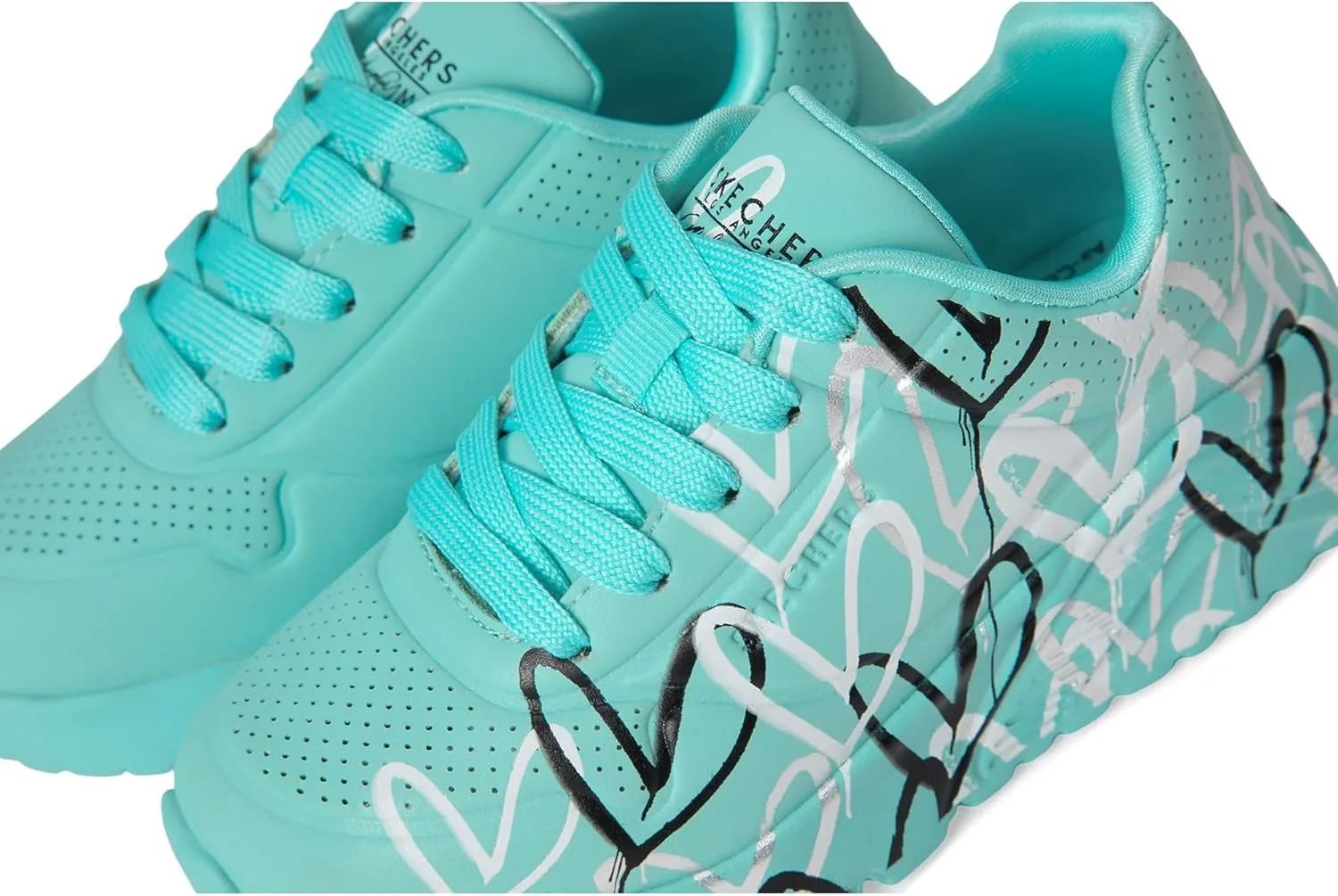 Skechers Women's Uno Lite-Metallic Love 314067l (Little Big Kid) Sneaker