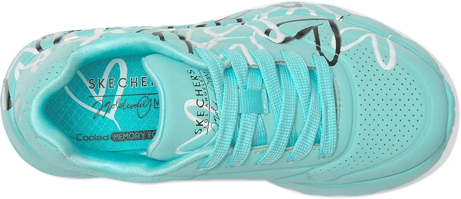 Skechers Women's Uno Lite-Metallic Love 314067l (Little Big Kid) Sneaker
