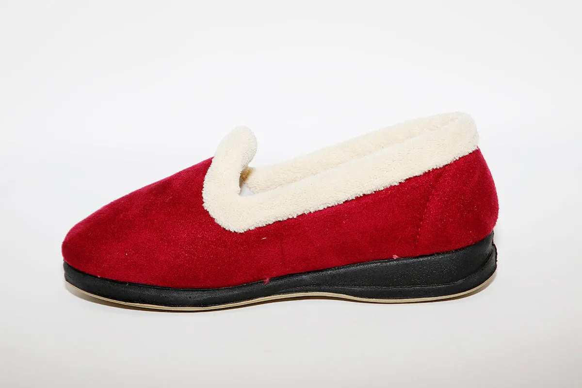 SLEEPERS - LS340BD SOPHIA MEMORY FOAM FULL SLIPPER - WINE