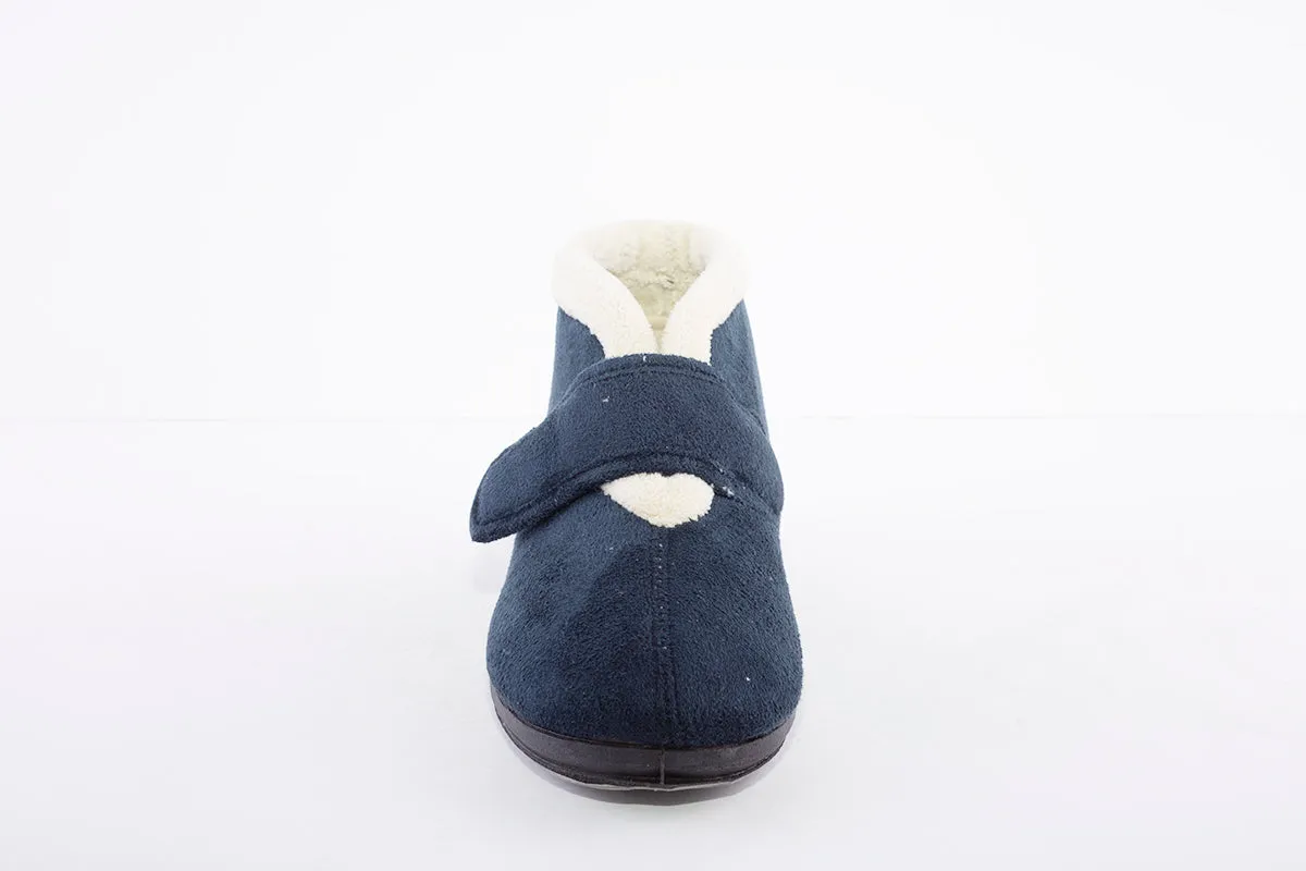 SLEEPERS - LS342C Bootee Slipper Navy