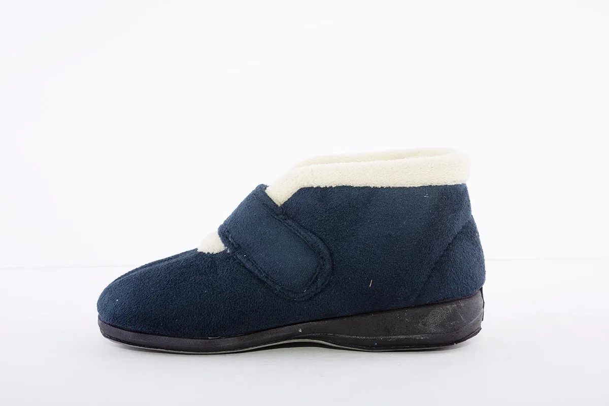 SLEEPERS - LS342C Bootee Slipper Navy