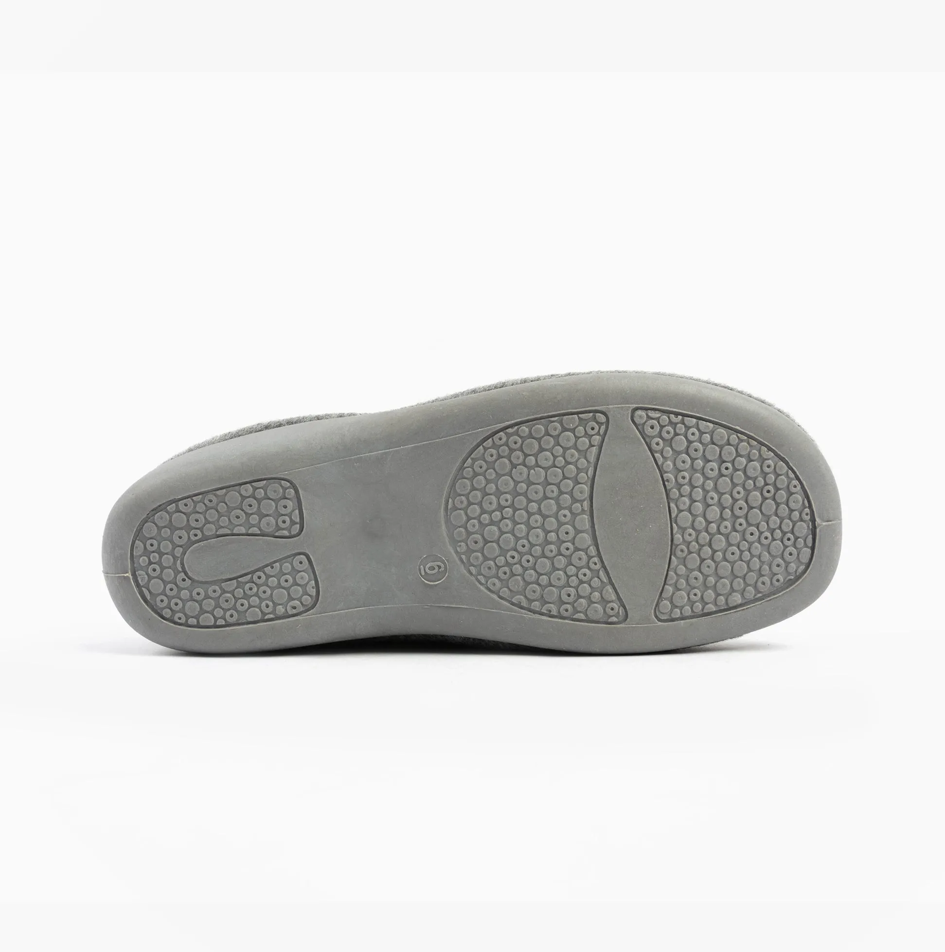 Sleepers NIKKI Womens Felt Sheep Full Slippers Grey