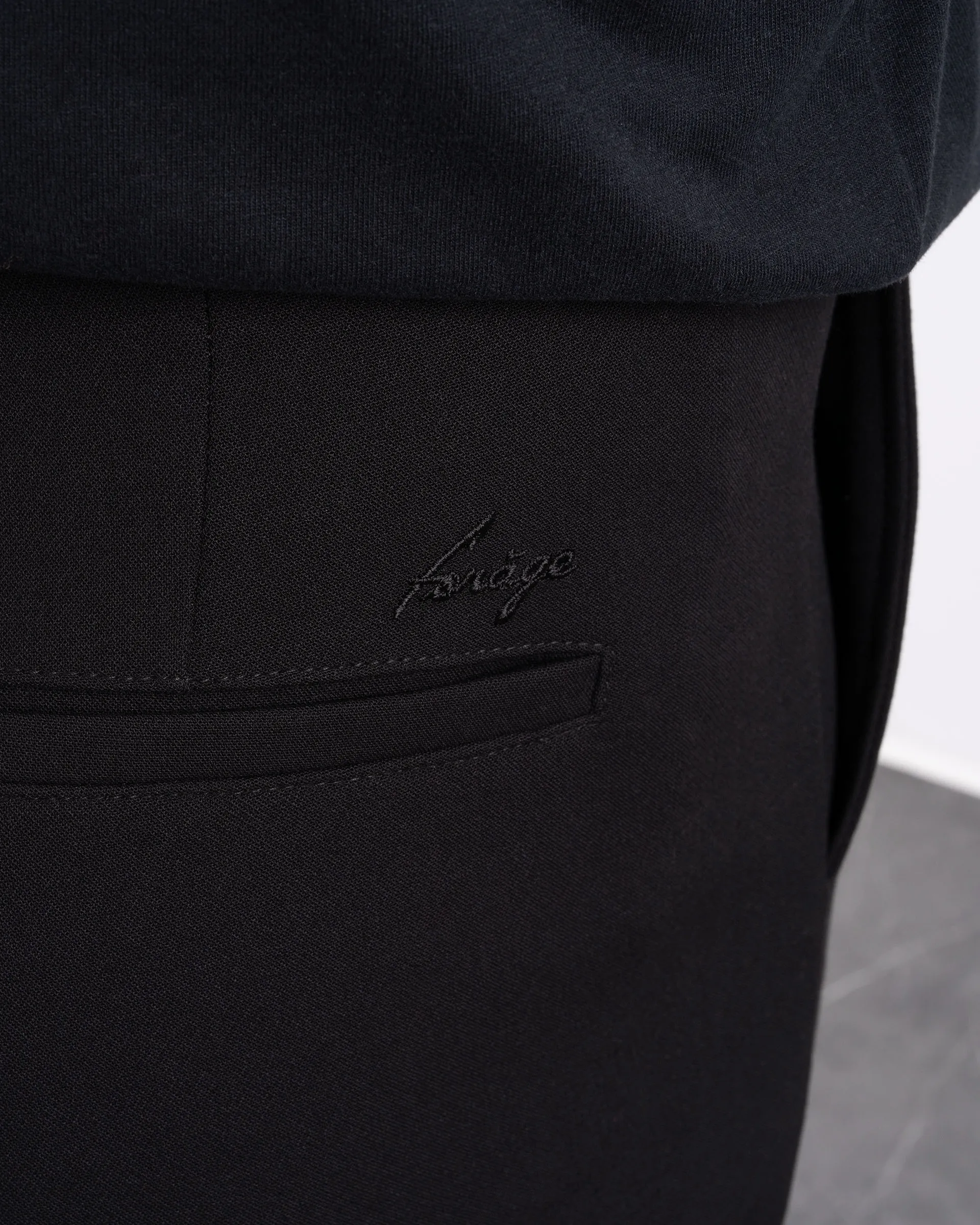 Slim Fit Pants (Black)