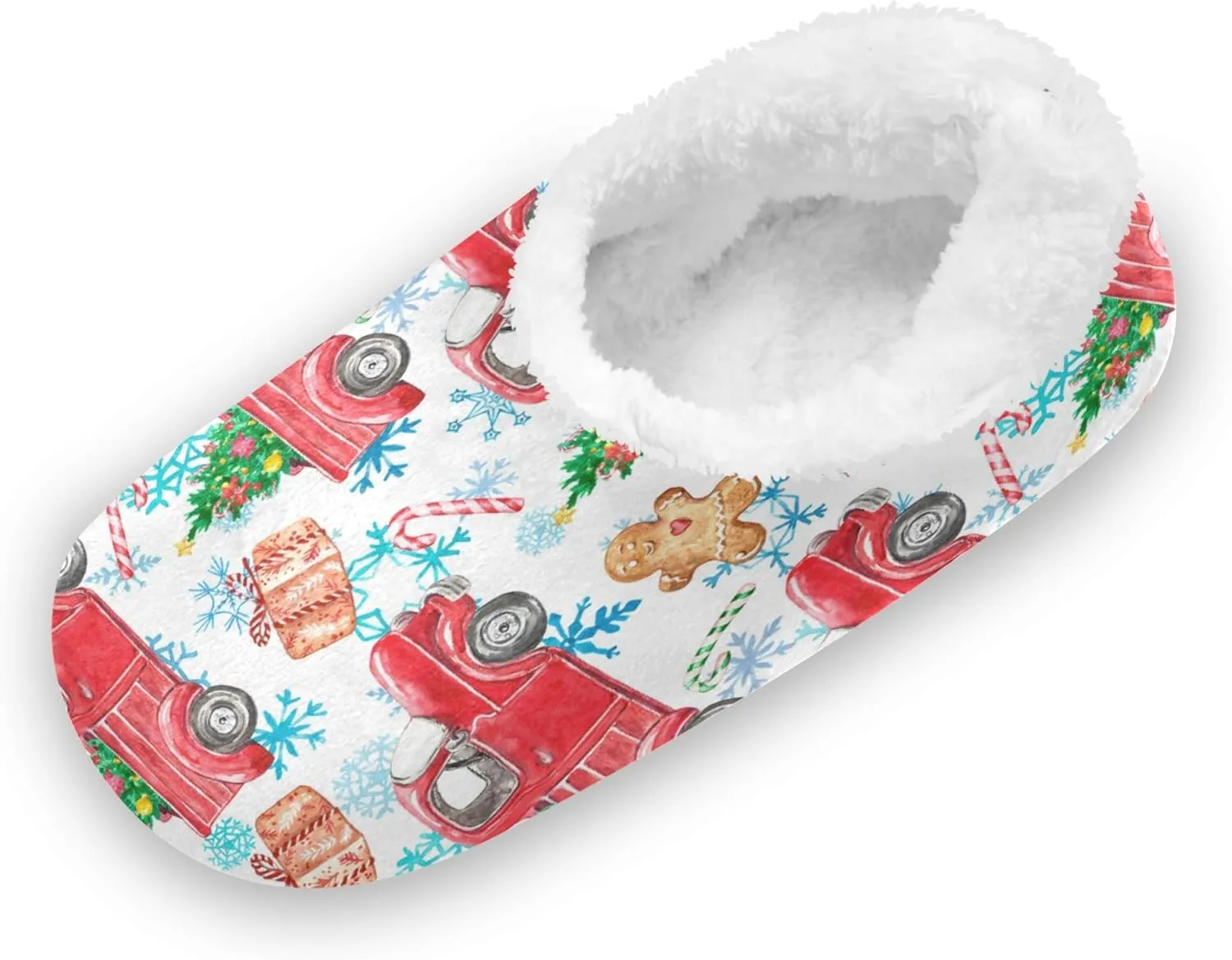 Slipper for Women and Men Fuzzy Memory Foam Soft House Shoes Anti-Skid Sole Coral Fleece House Slipper Beagle Dog On Brown M-XXL