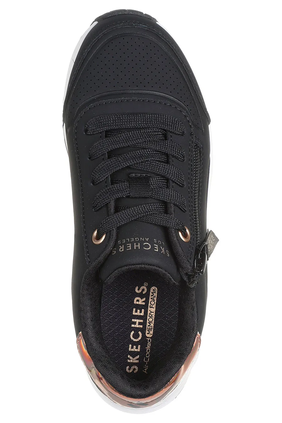 Sneakers Nere Con Zip Laterale Skechers Street Uno Gen1