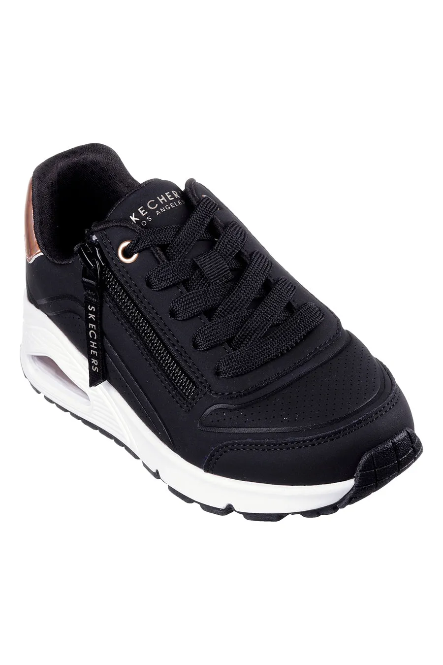 Sneakers Nere Con Zip Laterale Skechers Street Uno Gen1