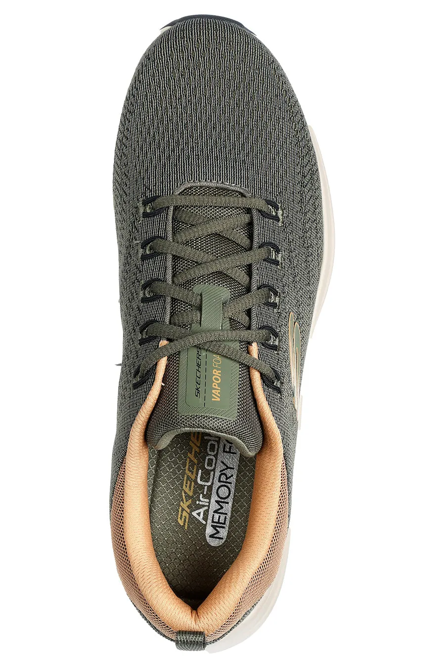 Sneakers Verde Oliva Vegane Skechers Vapor Foam - Varien
