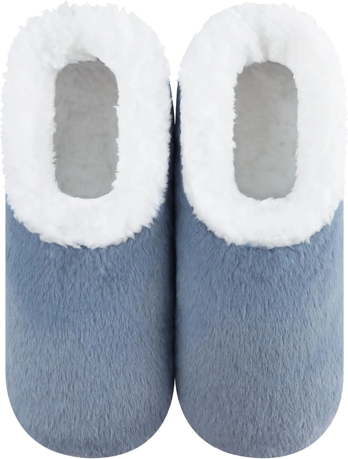 Snoozies Butter Soft House Slippers for Women, Cozy Sherpa-Lined Slipper Socks for Women Soft Sole Non-Skid Machine Washable