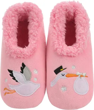 Snoozies Pairable Slipper Socks - Funny House Slippers for Women, Non-Slip Fuzzy Slipper Socks