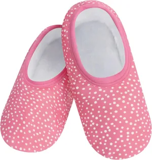 Snoozies Skinnies Slippers for Women - Non-Slip Lightweight and Soft Sherpa Lining - Foldable Travel