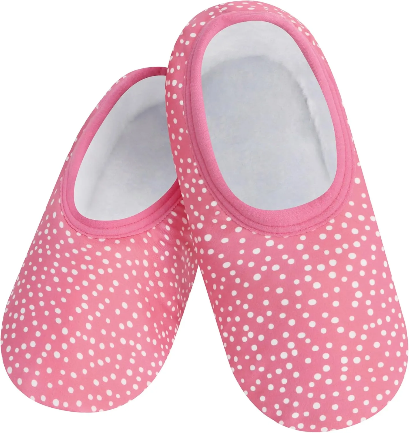Snoozies Skinnies Slippers for Women - Non-Slip Lightweight and Soft Sherpa Lining - Foldable Travel