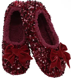 Snoozies Womens Glamour Bling Ballerina