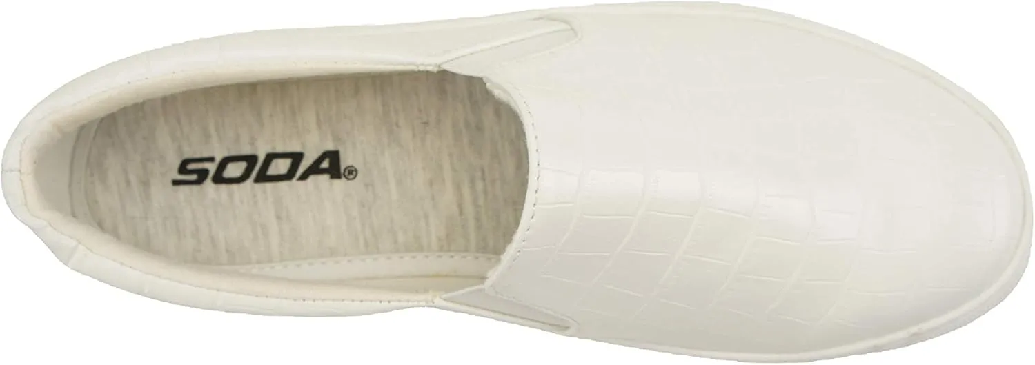 Soda TOPSHOE ave- Hike Platform Slip- On Sneaker w/Cushion Foam