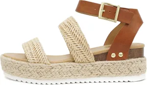 Soda Women's Shoes Clip Open Toe Casual Platform Sandals