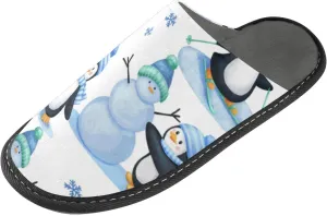 Spa Slippers Indoor House Fuzzy Slippers Soft Memory Foam Non-Slip Home Slipper Winter Shoes For Bedroom Hotel Travel 4-11