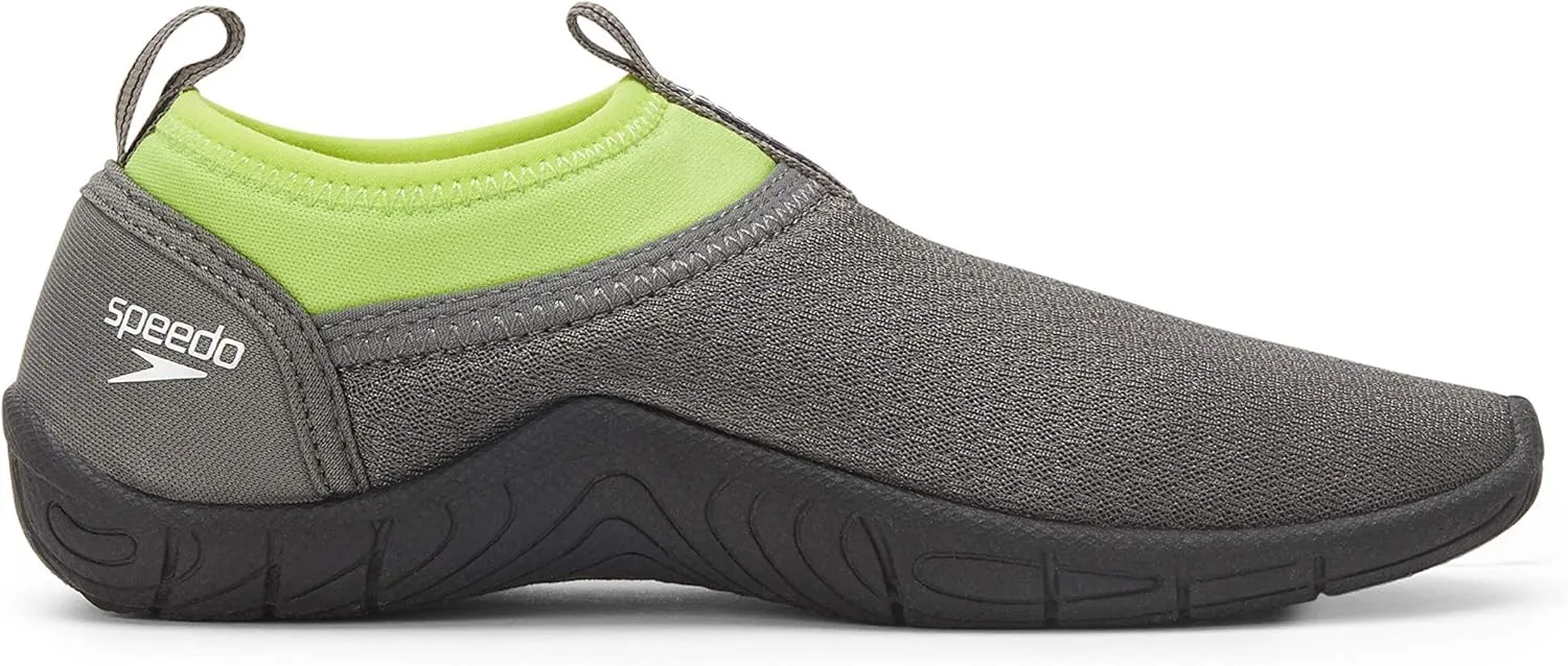 Speedo Unisex-Child Water Shoe Tidal Cruiser Toddler Unisex,black/dark gull grey,6/7 Toddler Unisex Baby US