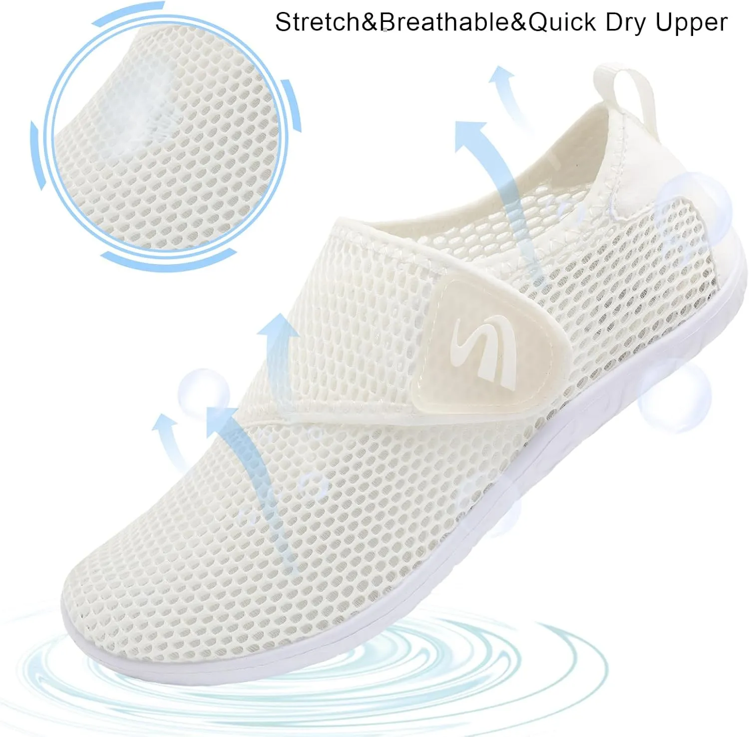 Spesoul Womens and Mens Water Shoes Breathable Quick Dry Soft Barefoot Aqua Socks for Hiking Swim Beach Surf Yoga Sport