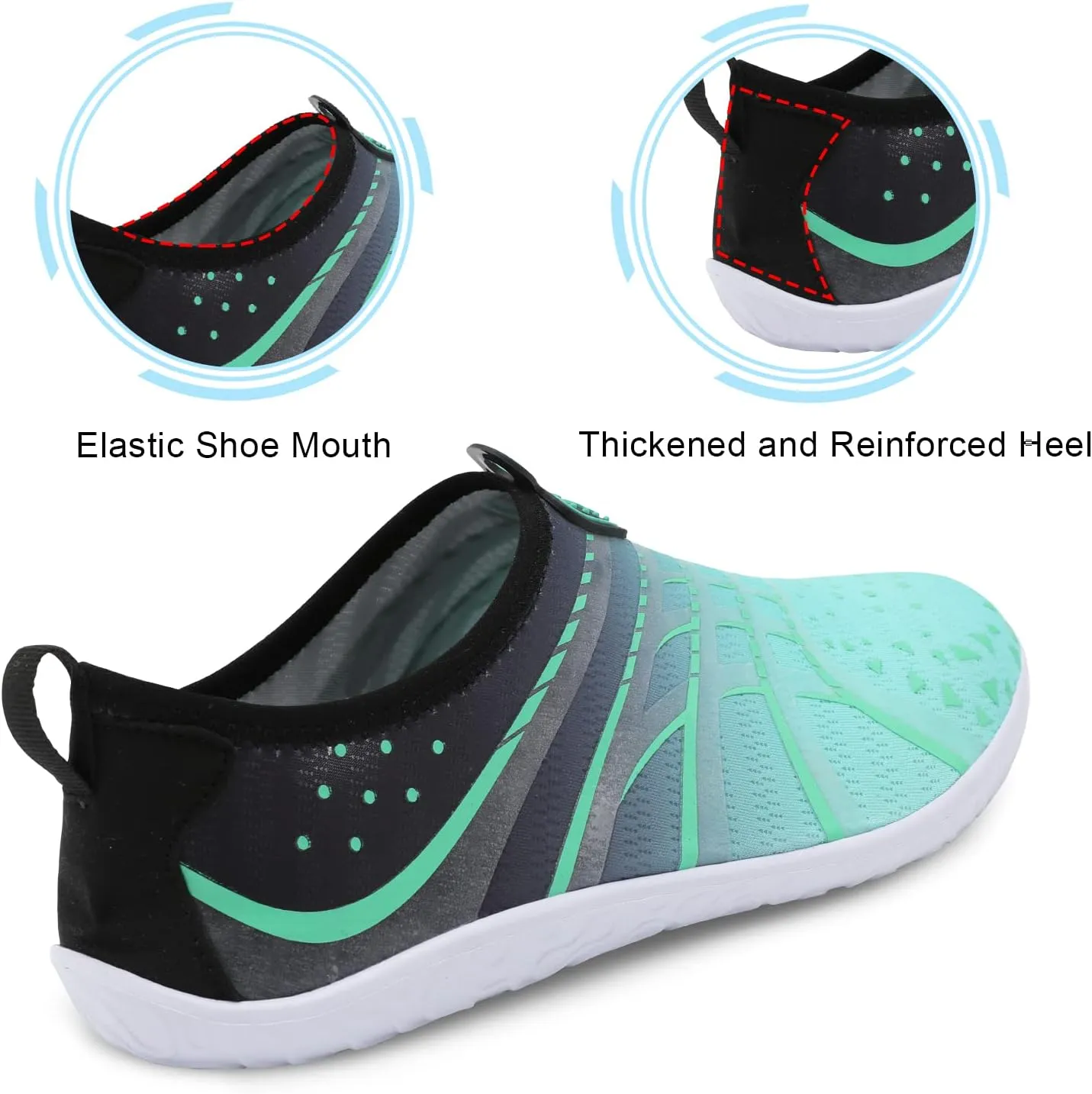 Spesoul Womens and Mens Water Shoes Breathable Quick Dry Soft Barefoot Aqua Socks for Hiking Swim Beach Surf Yoga Sport