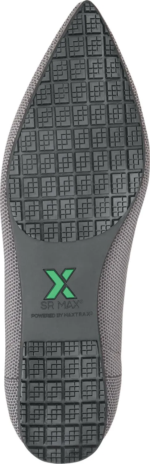 SR Max Albright, Women's, MaxTrax Slip Resistant, Soft Toe, Dress Flat, Work Shoe
