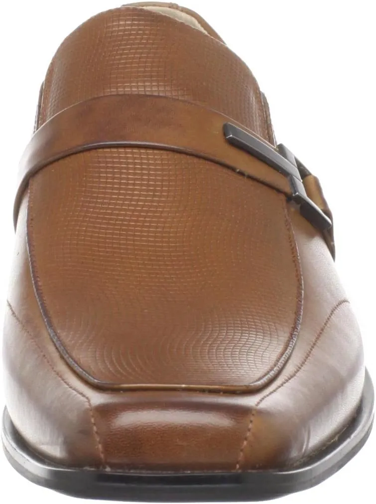 STACY ADAMS Men's Beau Moc Toe Bit Slip-On Loafer