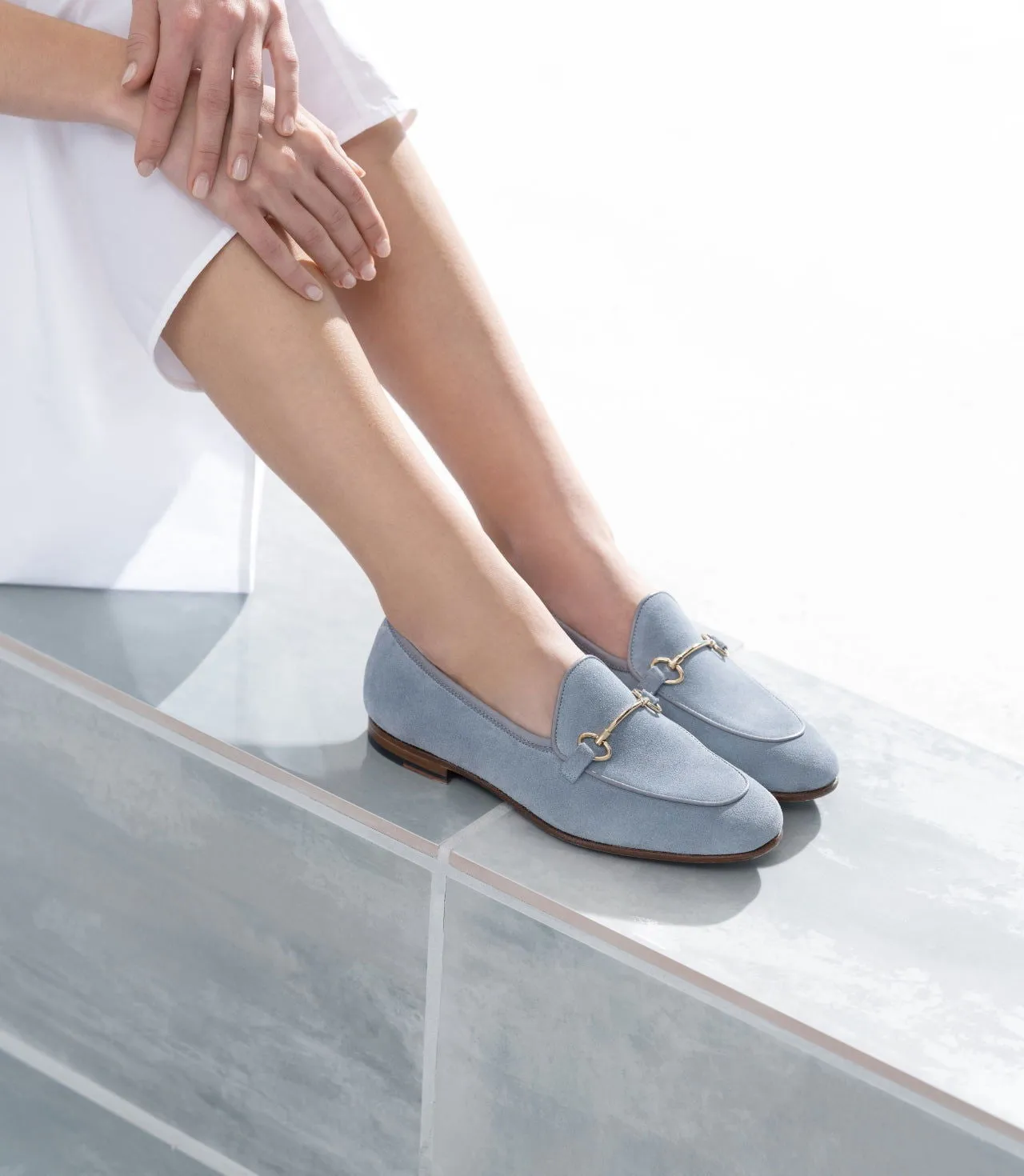 Stella II Sky Blue Suede