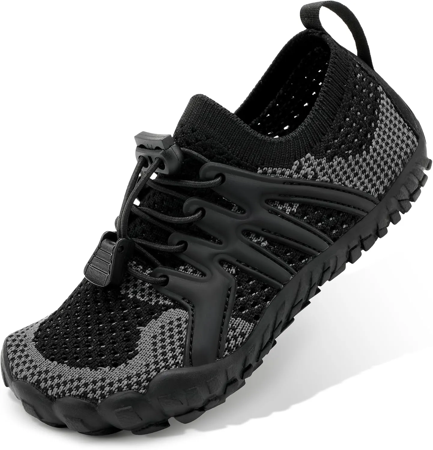 Stelle Girls Boys Water Shoes Aqua Socks with Adjustable Laces Quick Drying Beach Sports Non Slip Swimming Hiking Shoes