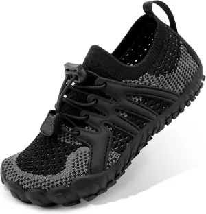 Stelle Girls Boys Water Shoes Aqua Socks with Adjustable Laces Quick Drying Beach Sports Non Slip Swimming Hiking Shoes