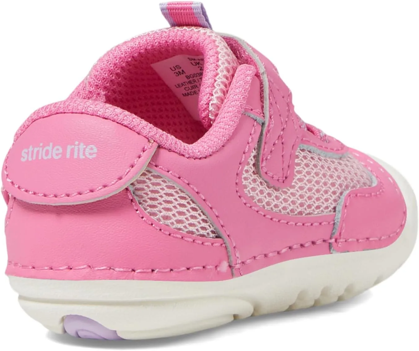 Stride Rite Baby-Girl's Sm Apollo (Infant/Toddler) First Walker Shoe