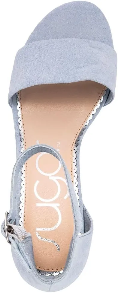 Sugar Women's Block Heel Sandals – Open Toe, Ankle Strap, Comfortable Dress Shoes for Weddings & Casual Wear