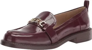 Syrah On Heel Rounded Leather Block Slip Christy Loafers Service-focused Dress Complete catalog Toe Sam Edelman