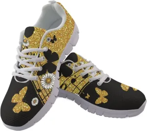 SYtrade Running Sneaker for Women Slip On Tennis Shoes Gym Sneaker White Sole