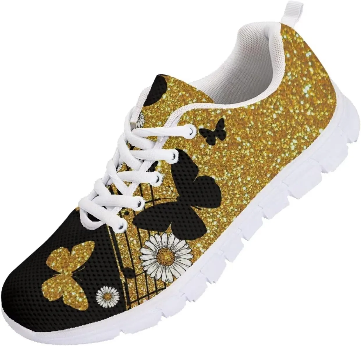 SYtrade Running Sneaker for Women Slip On Tennis Shoes Gym Sneaker White Sole