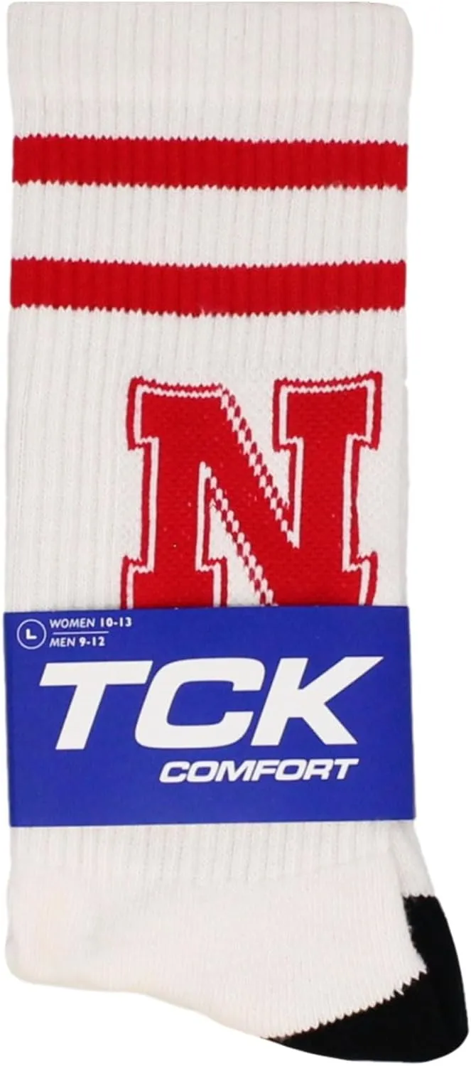 TCK Vintage NCAA College Socks For Men and Women, Classic Soft Cotton Sock