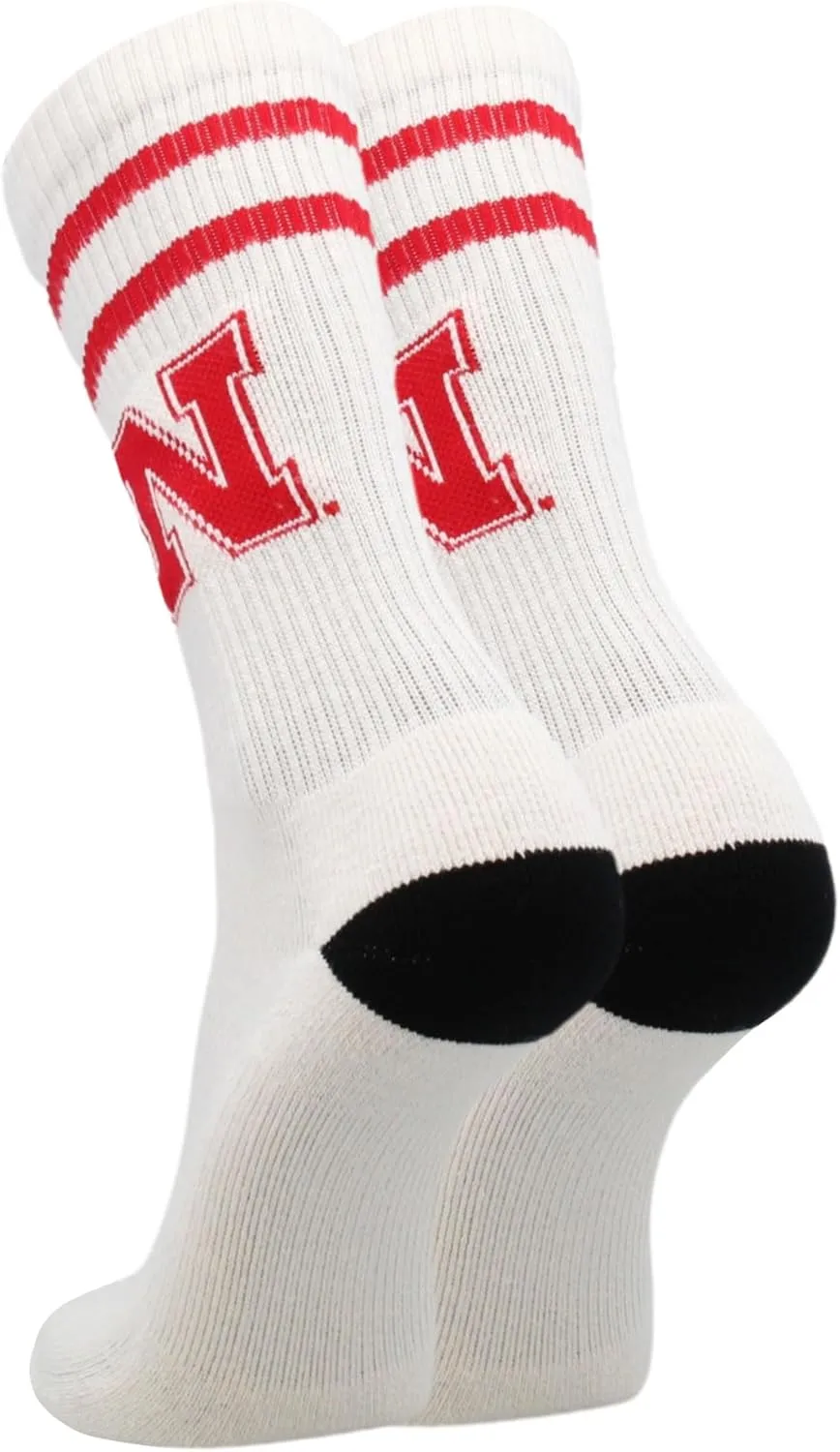TCK Vintage NCAA College Socks For Men and Women, Classic Soft Cotton Sock