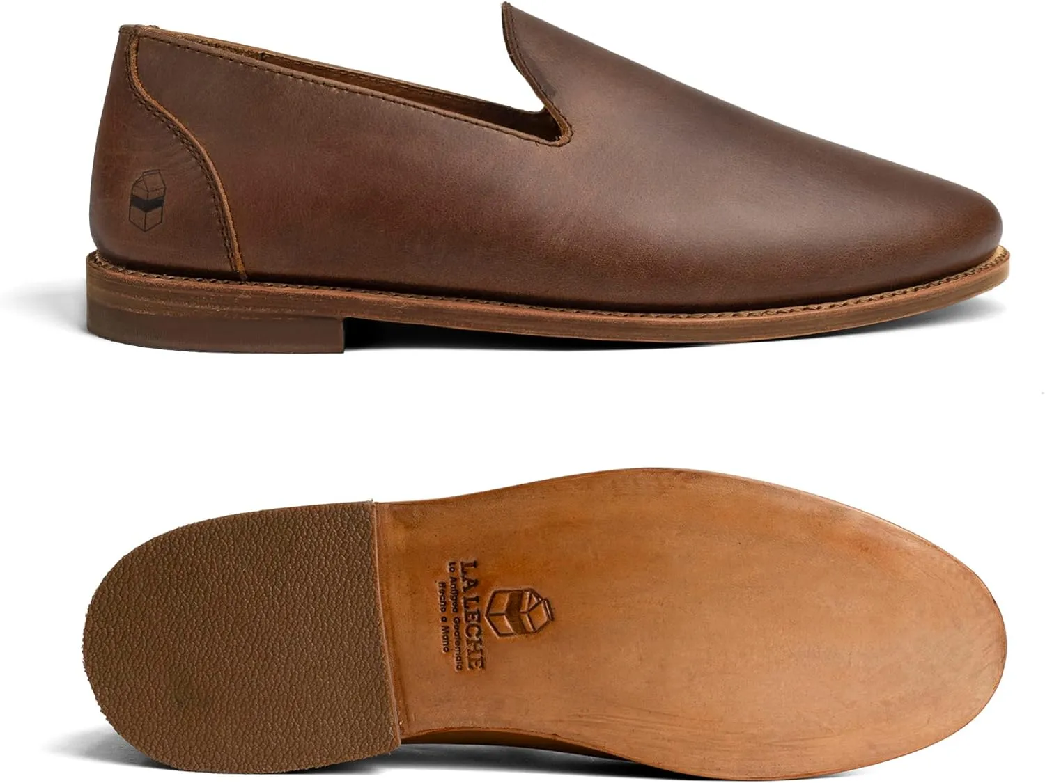 The Montana, Leather Slip On Loafers, Business Casual Shoes for Men, Mens Dress Sneakers, Men's Boat Shoe, Slipper & Moccasins Alternative, Comfortable Dressy Brown & Black, Non Slip Work Loafer