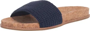 The Sak Women's Mendocino Slide Crochet, Slip On Sandals, Summer Open Toe Shoes