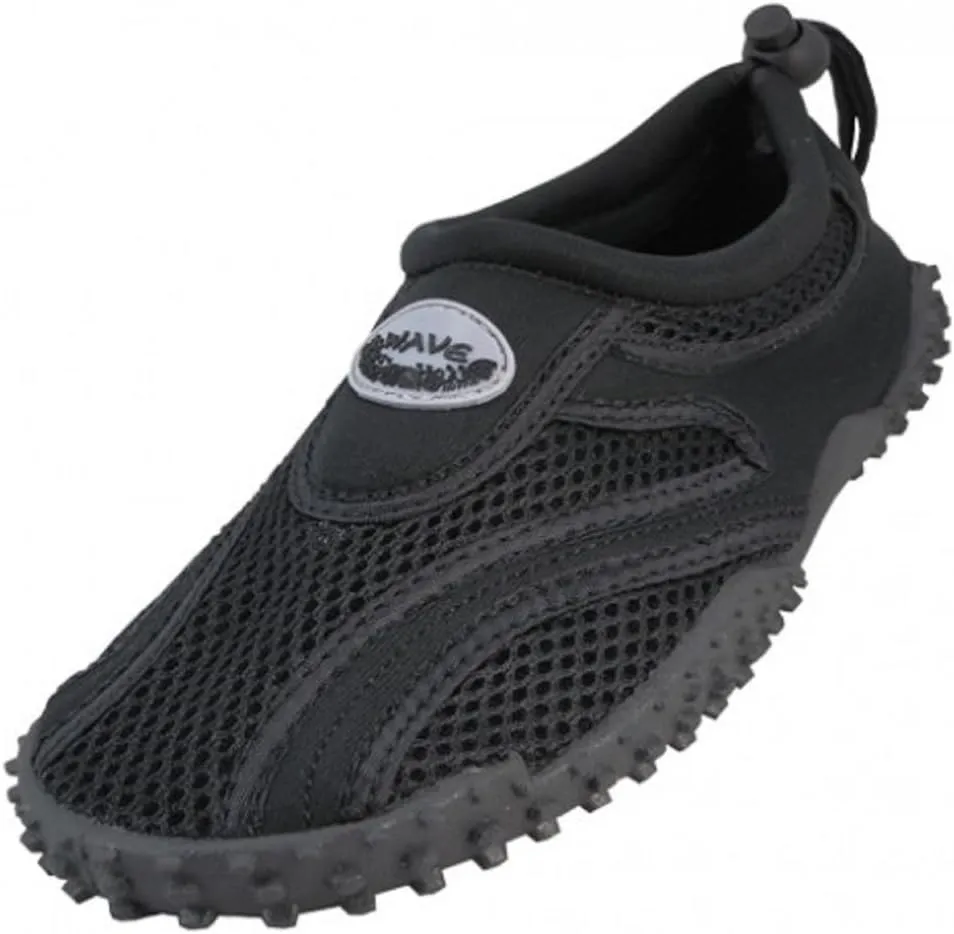 The Wave - Mens Aqua Shoe, 1185M Black/Black 10
