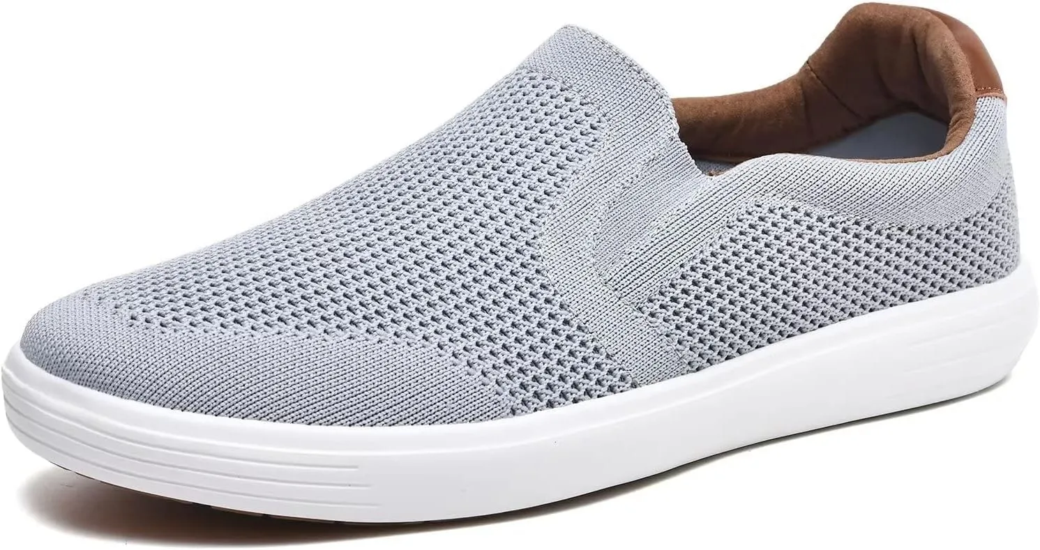 TIOSEBON Men's Mesh Slip on Walking Shoes-Comfortable Drving Loafer Fashion Sneaker