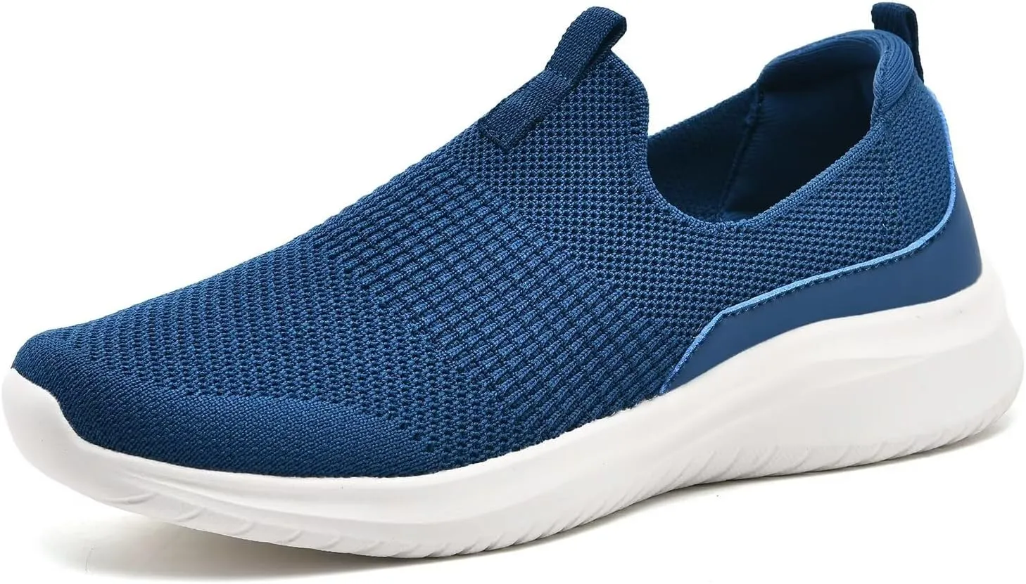 TIOSEBON Women's Walking Tennis Shoes Knit Slip on Mesh Comfortable Sneaker