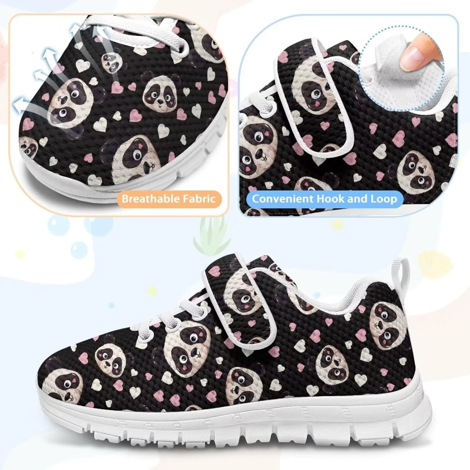 Toddler Boys Girls Sneakers Comfaortable Lace Up Outdoor Shoes Lightweight Soft Air Shoes for Parks US 11-15 White Sole